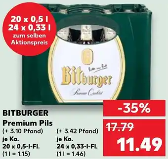 Kaufland BITBURGER Premium Pils Angebot