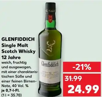 Kaufland GLENFIDDICH Single Malt Scotch Whisky 12 Jahre Angebot