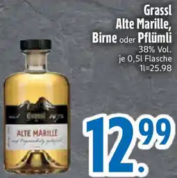 Edeka Grassl Alte Marille, Birne oder Pflümli Angebot