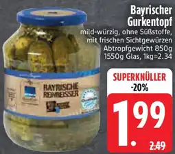 Edeka EDEKA Heimatliebe Bayrischer Gurkentopf Angebot