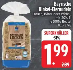 Edeka EDEKA Heimatliebe Bayrische Dinkel-Eiernudeln Angebot