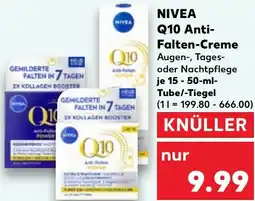 Kaufland NIVEA Q10 Anti Falten-Creme Angebot