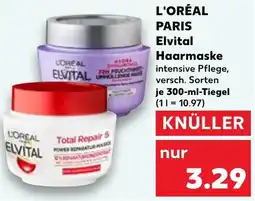 Kaufland L'ORÉAL PARIS Elvital Haarmaske Angebot