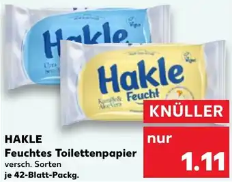 Kaufland HAKLE Feuchtes Toilettenpapier Angebot