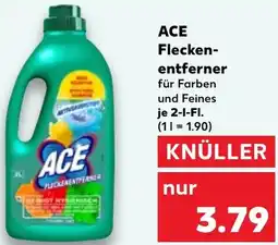 Kaufland ACE Fleckenentferner Angebot