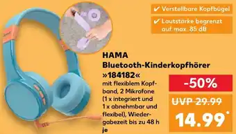 Kaufland HAMA Bluetooth-Kinderkopfhörer 184182 Angebot