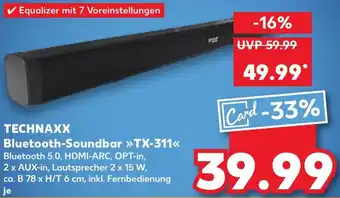 Kaufland TECHNAXX Bluetooth-Soundbar TX-311 Angebot