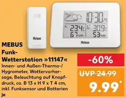 Kaufland MEBUS Funk Wetterstation 11147 Angebot