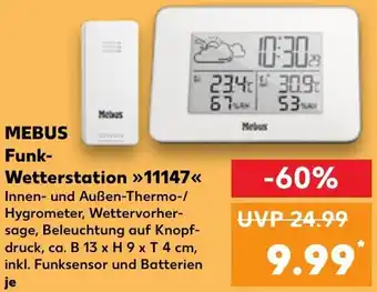 Kaufland MEBUS Funk Wetterstation 11147 Angebot