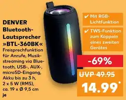 Kaufland DENVER Bluetooth-Lautsprecher BTL-360BK Angebot