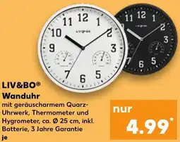 Kaufland LIV&BO Wanduhr Angebot