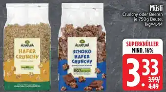 Edeka ALNATURA Müsli Angebot