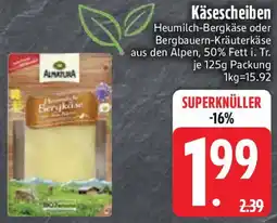 Edeka ALNATURA Käsescheiben Angebot