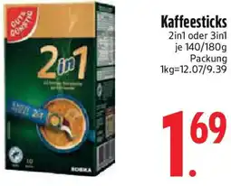 Edeka Gut & Günstig Kaffeesticks Angebot