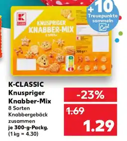 Kaufland K-CLASSIC Knuspriger Knabber-Mix Angebot