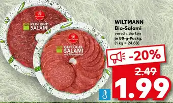 Kaufland WILTMANN Bio-Salami Angebot