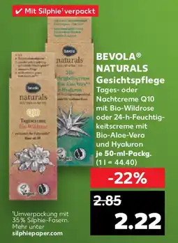 Kaufland BEVOLA NATURALS Gesichtspflege Angebot