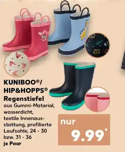 Kaufland KUNIBOO/ HIP&HOPPS Regenstiefel Angebot