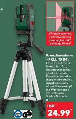 Kaufland PARKSIDE Kreuzlinienlaser PKLL 10 B4 Angebot