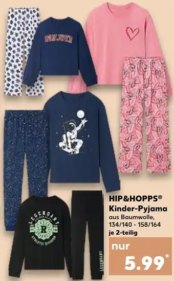 Kaufland HIP&HOPPS Kinder-Pyjama Angebot