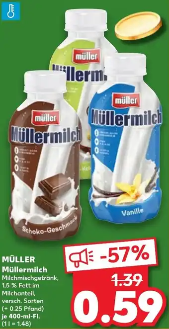 Kaufland MÜLLER Müllermilch Angebot