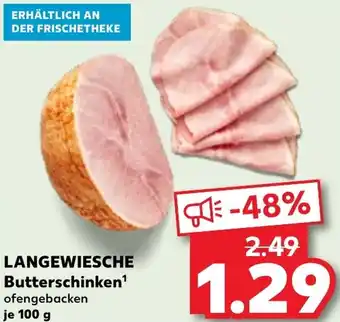 Kaufland LANGEWIESCHE Butterschinken Angebot