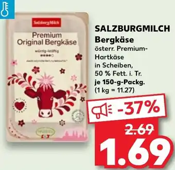 Kaufland SALZBURGMILCH Bergkäse Angebot