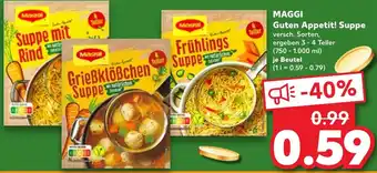 Kaufland MAGGI Guten Appetit! Suppe Angebot