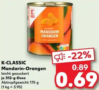 Kaufland K-CLASSIC Mandarin-Orangen Angebot