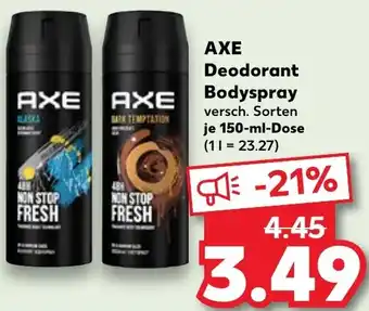 Kaufland AXE Deodorant Bodyspray Angebot