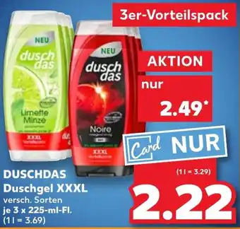 Kaufland DUSCHDAS Duschgel XXXL Angebot