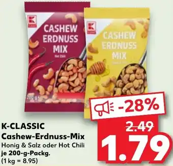 Kaufland K-CLASSIC Cashew-Erdnuss-Mix Angebot