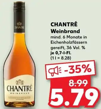 Kaufland CHANTRÉ Weinbrand Angebot