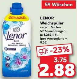 Kaufland LENOR Weichspüler Angebot