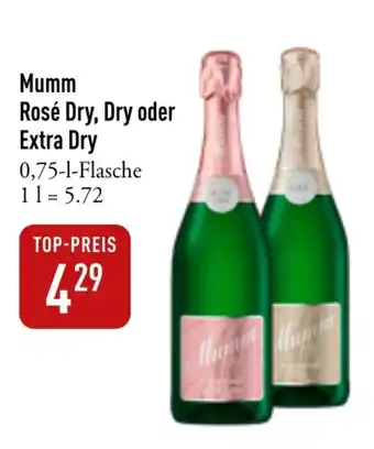 Galeria Markthalle Mumm Rosé Dry, Dry oder Extra Dry Angebot