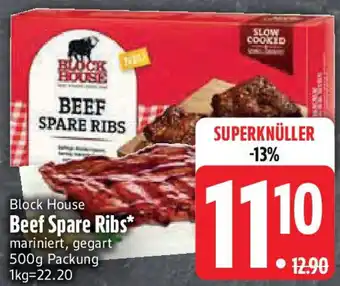 Edeka Block House Beef Spare Ribs Angebot