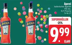 Edeka Aperol italienischer Aperitif Angebot