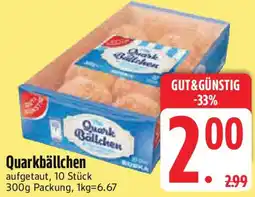 Edeka GUT&GÜNSTIG Quarkbällchen Angebot