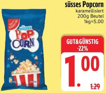 Edeka süsses Popcorn Angebot