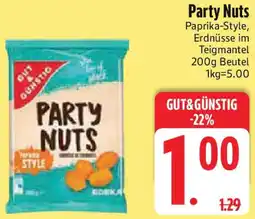 Edeka GUT&GÜNSTIG Party Nuts Angebot