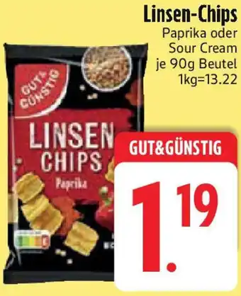 Edeka GUT&GÜNSTIG Linsen-Chips Angebot