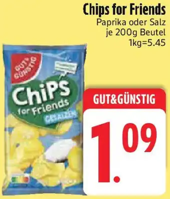 Edeka GUT&GÜNSTIG Chips for Friends Angebot