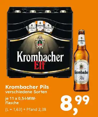 Globus Baumarkt Krombacher Pils Angebot