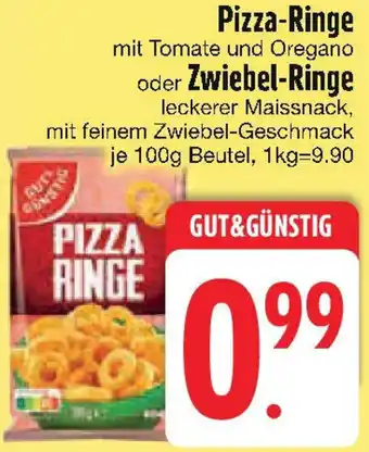 Edeka GUT&GÜNSTIG Pizza-Ringe oder Zwiebel-Ringe Angebot