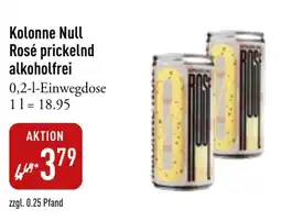 Galeria Markthalle Kolonne Null Rosé prickelnd alkoholfrei Angebot