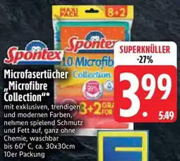 Edeka Spontex Microfasertücher „Microfibre Collection" Angebot