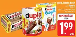 Edeka duplo, kinder Riegel oder hanuta Angebot