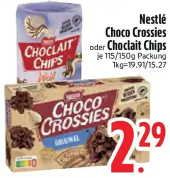 Edeka Nestlé Choco Crossies oder Choclait Chips Angebot