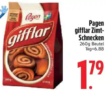 Edeka Pagen gifflar Zimt Schnecken Angebot