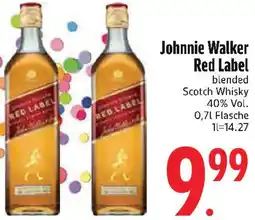 Edeka Johnnie Walker Red Label Angebot